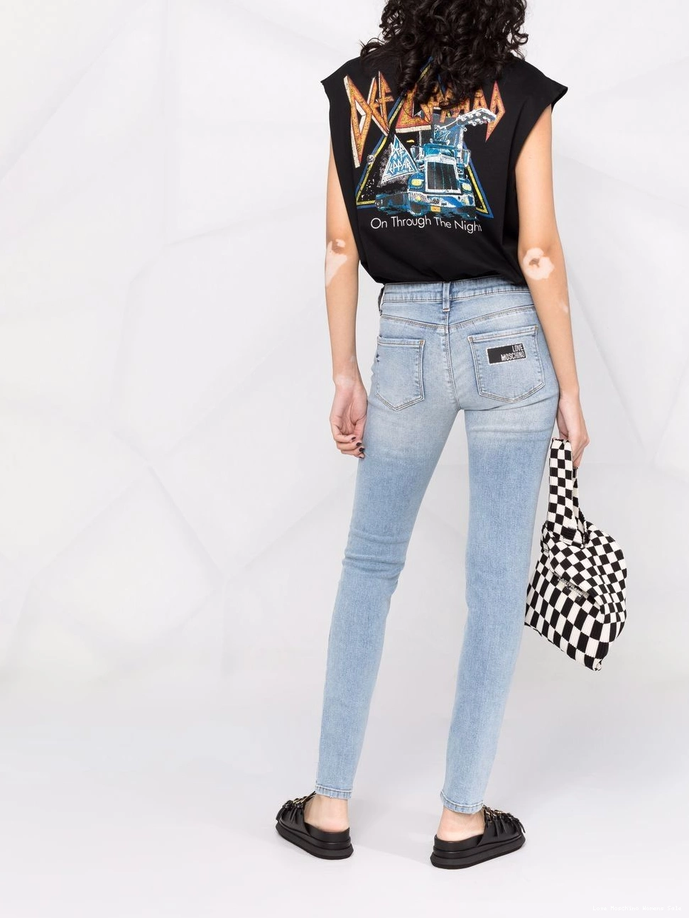 Affordable skinny Women distressed-effect Love Moschino jeans 0406
